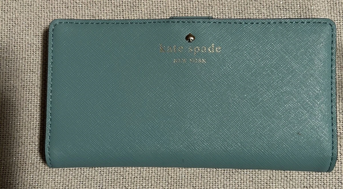Kate spade light blue wallet new arrivals