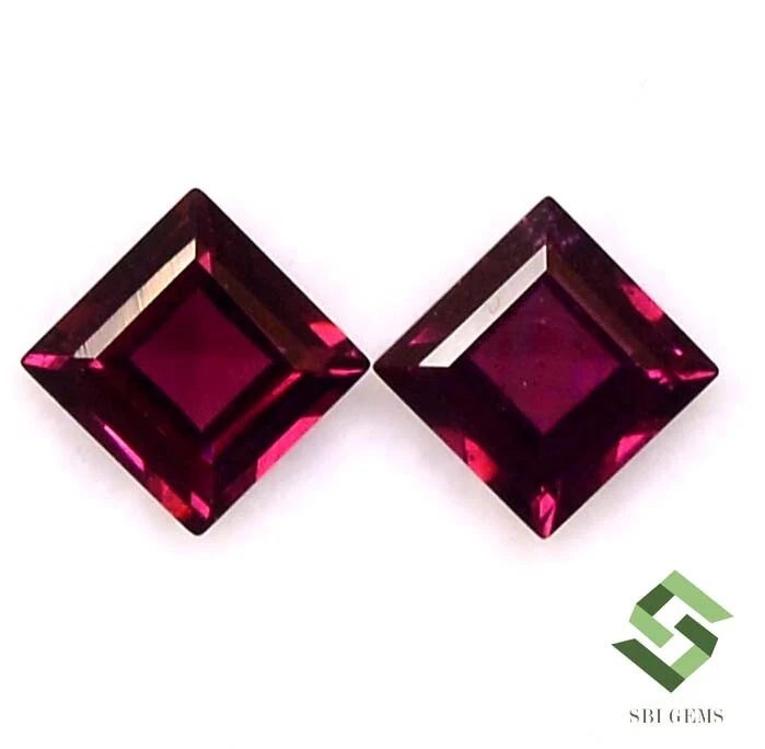 Square cut best sale garnet