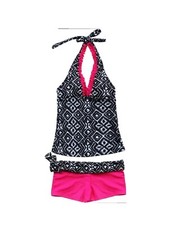 Girls Halter Tankini Swimsuit