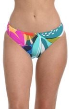NWT- La Blanca 'Eclectic Shore' Hipster Bikini Swimsuit Bottom, Multi - Size 12