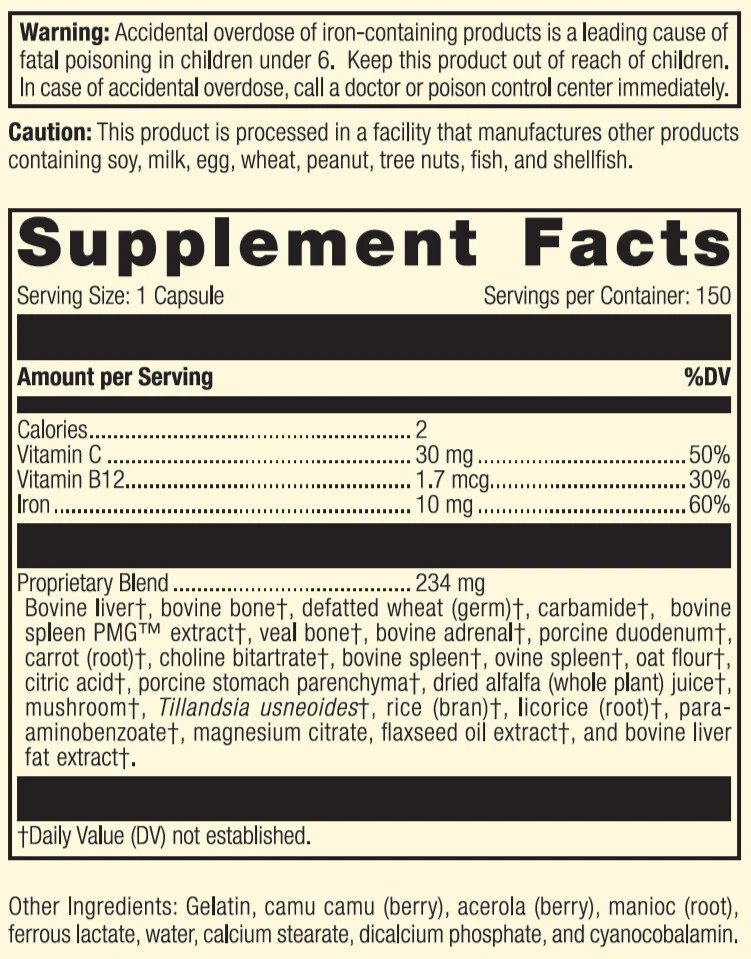 Стандартный процесс - феррофуд - 150 капсул - Изображение 4 из 4