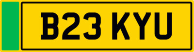 BECKY U  BECK BEK BEKKA REBECCA B REG PRIVATE REGISTRATION NUMBER PLATE B23 KYU