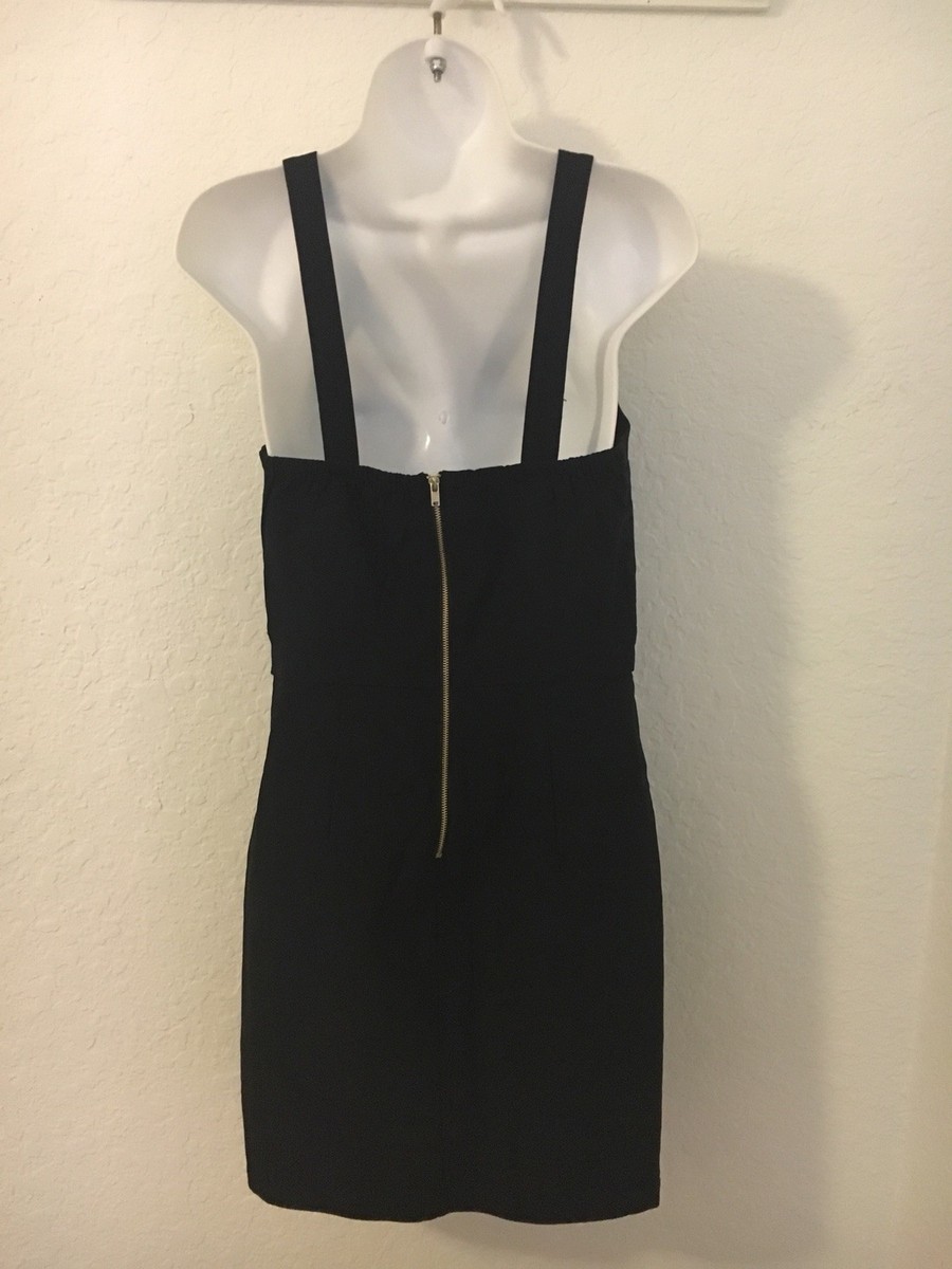 little black dress ebay Vtg Little Black Dress Rhinestone Neck Open Back Cocktail Sleeveless Sheath