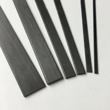 10X 500mm Carbon Fiber Strip Square Sheet Flat Bar Rod Plate Select Width 3-33mm