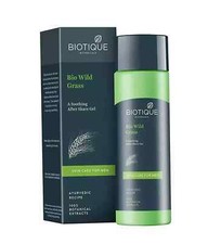 BIOTIQUE Ayurveda BIO Wild Grass A Soothing After Shave Gel For Men | 120 ml 219.67 per litre