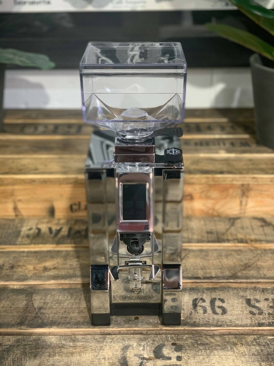 EUREKA MIGNON SPECIALITA BRAND NEW CHROME ESPRESSO COFFEE GRINDER