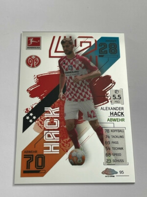 Topps Match Attax Chrome Bundesliga 2021/22 Mainz 05 Alexander Hack
