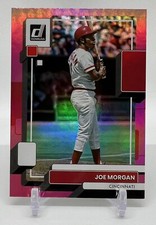 2022 Panini Donruss Baseball Joe Morgan Base #159 Holo Pink Parallel