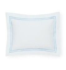 SFERRA Grande Hotel bedding 100 cotton - made in Italy king sham white/blue