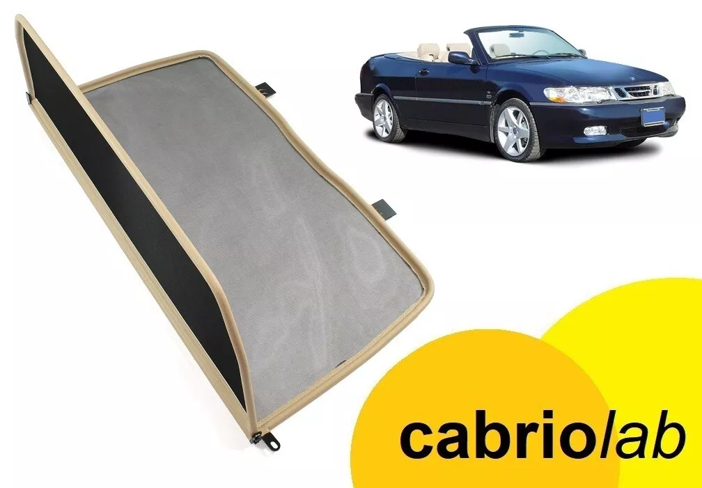 NEW Premium CREAM Wind Deflector SAAB 900 MKII 9 3 Convertible 1994 2003 Cabrio