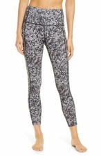 Zella Live In High Womens High Rise Grey Leggings Size XS Ankle Pull On Stretch