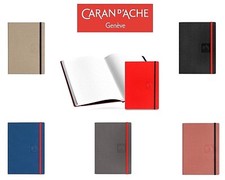 Quaderno A5 Caran D'Ache — Taccuino Pieno E Rigato Con Elastico