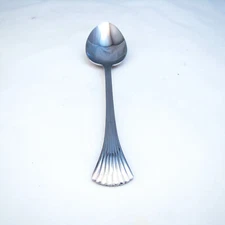 The Cellar Stainless Steel CLF17 Lot of 2 Oval Soup Spoons