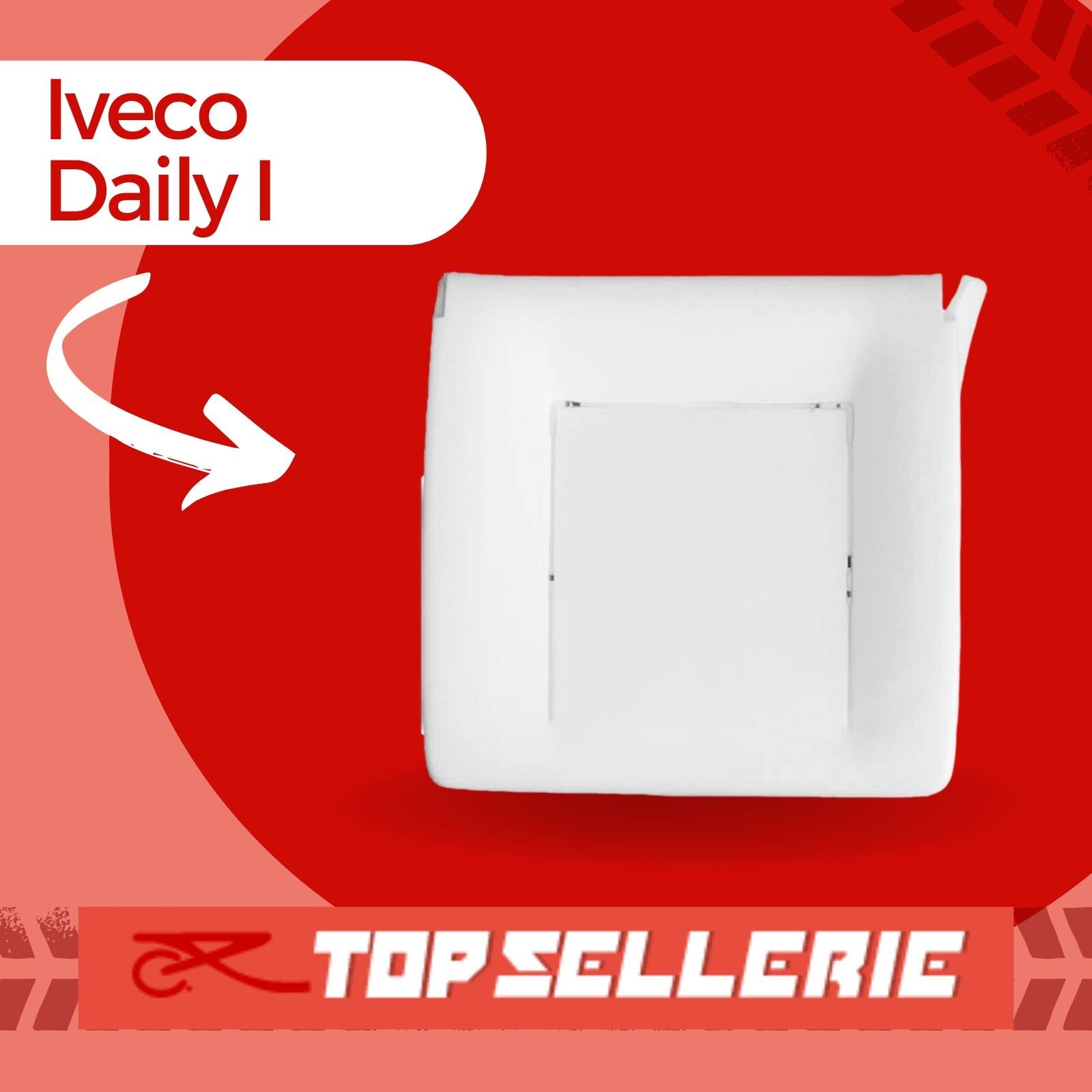 Mousse assise conducteur Iveco Daily 1 de 1978 à 1990 rembourrage siege NMA07