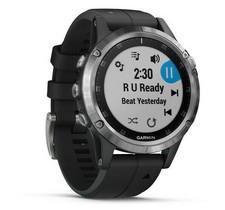 fenix 5 silver black