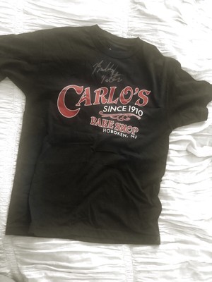 Cake Boss Buddy Carlo's Bakery SIGNED T-Shirt ~ Hoboken NJ ...