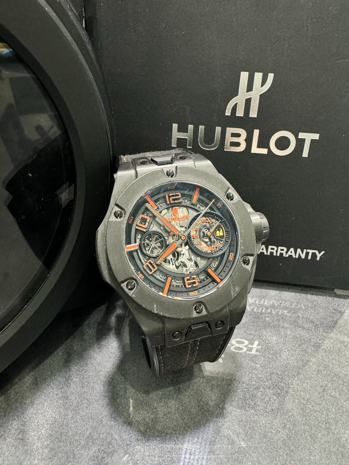 Hublot, Ferrari Big Bang, 402.QU.0113.WR, 45mm Carbon Case, 2018, Box/Papers.