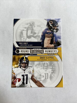  2020 CONTENDERS CHASE CLAYPOOL-KMET 2ND ROUND NUMBERS STEELERS #2