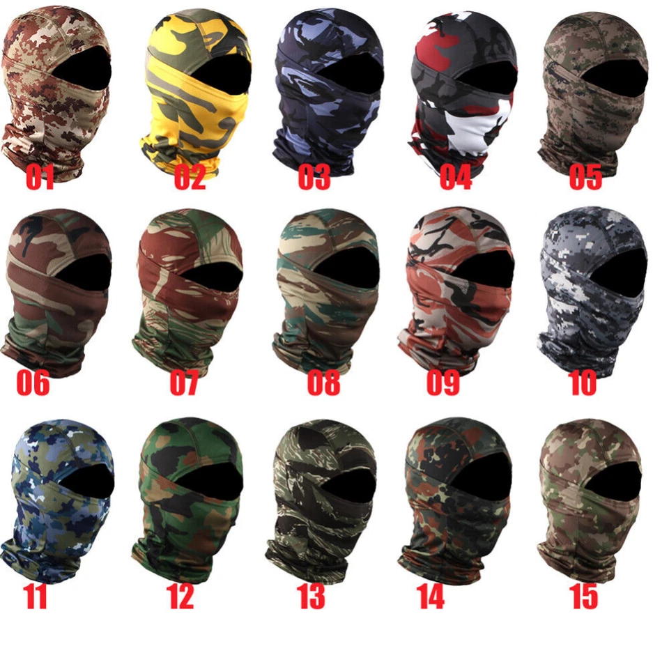 Soft Balaclava Face Mask UV Protection Ski Sun Hood Tactical Masks for Men Women - Image 4 of 4