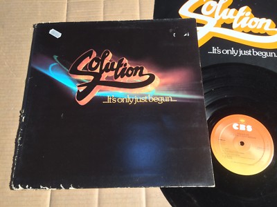 SOLUTION - IT'S ONLY JUST BEGUN ... - LP - CBS 84119 - HOLLAND 1980