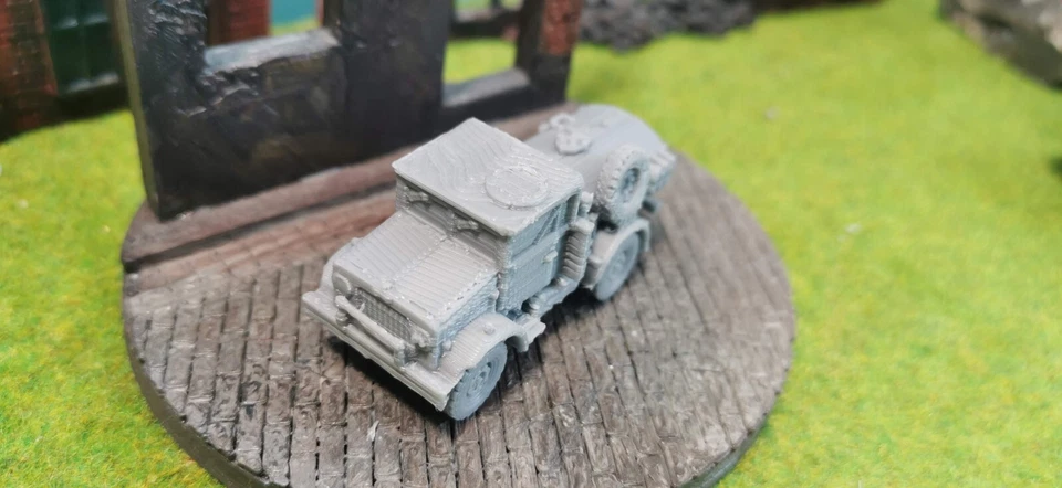 Bedford MWC Camion Cisterna "Chiuso" UK GB WW2 Militare Modello 1/87 1/72 1/56 - Immagine 3 di 4