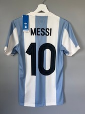 Messi Argentina Team Jersey 50th Anniversary Soccer Shirt Adidas Men Size XS