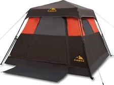 3/4 Person/6 Person Camping Tent Fast Cabin Tent with Instant Setup Tent, Weathe