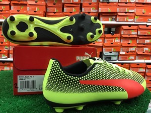 Nuevo Puma Spirit FG JR Amarillo/Negro/Rojo Botines De Fútbol Talla 8.5  Nuevo En Caja | eBay