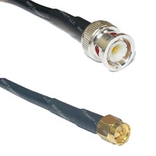RFC240UF BNC MALE to SMA MALE Coax RF Cable USA-Ship Lot