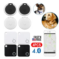 Mini Pet Dog Cat Waterproof GPS Locator Tracker Tracking Anti-Lost Tile / Round