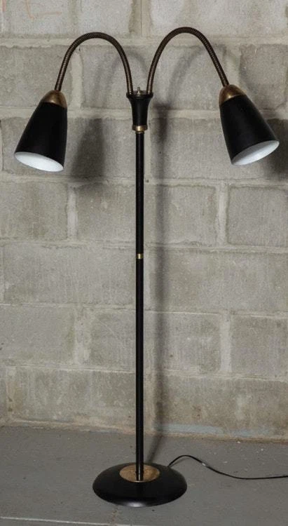Vintage gooseneck floor lamp deals