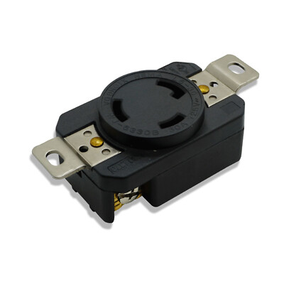 NEMA L5-30R Female Twist Lock 30A 125V 3 Wire Locking Receptacle L530R L5-30