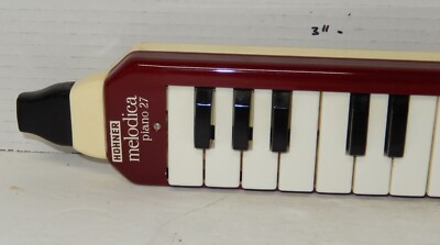 Hohner Melodica Piano 27 赤 ケース付き Hohner Melodica 27 Piano with Case Vintage Harmonica Made In