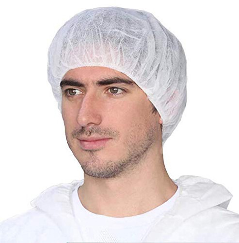 100 pz retine per capelli monouso Bouffant Caps - 21 ″ Rete per capelli