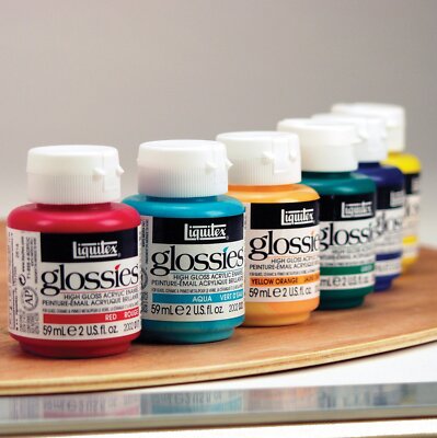 Discontinued Liquitex Professional Glossies Paint 2-oz jars - High Gloss Enamel