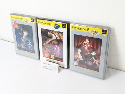 Fatal Frame Zero Set of 1,2,3 Crimson Butterfly PlayStation 2 PS2