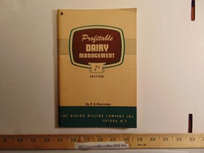 Vintage Profitable Dairy Management 7th The Beacon Milling Company Inc Guide 