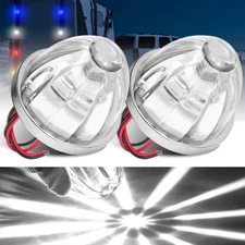 2PCS LED Watermelon Lights Truck Trailer Indicator Side Marker Clearance Lamp