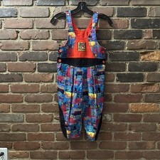 Vintage RARE PORTOFINO Overalls Youth 5/6T 29 Waist/ 35 Long / 16 Inseam