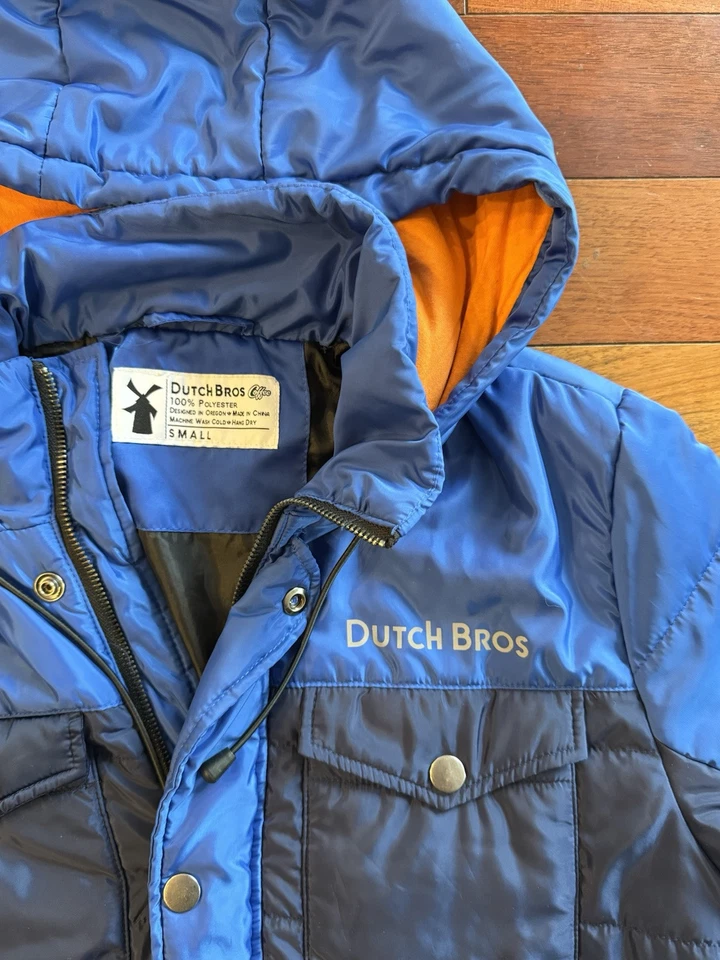 Dutch Bros Puffer Jacket Size Small  - Image 3 of 4