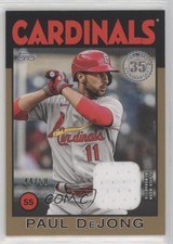2021 Topps 1986 Topps Baseball Relics Gold 44/50 Paul DeJong #86R-PD 0t2