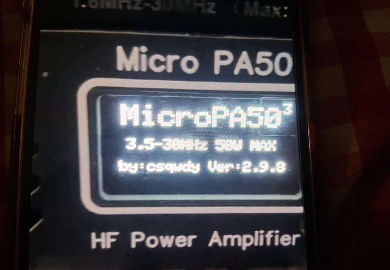 Micro PA50-3 3rd Generation RF  Power Amplifier 50W 3.5MHz-30MHz  includes ATU