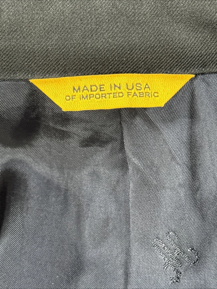 Blazer Hickey Freeman New York Traveler azul real abrigo deportivo de lana adornada 48 R Foto 4 de 4