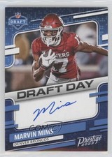 2023 Panini Prestige Draft Day Signatures Marvin Mims #DDS-MMS Auto 16wc