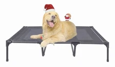 Suddus Elevated Dog Bed for Large Dogs 140lb, Breathable Cooling Raised Dog Cot
