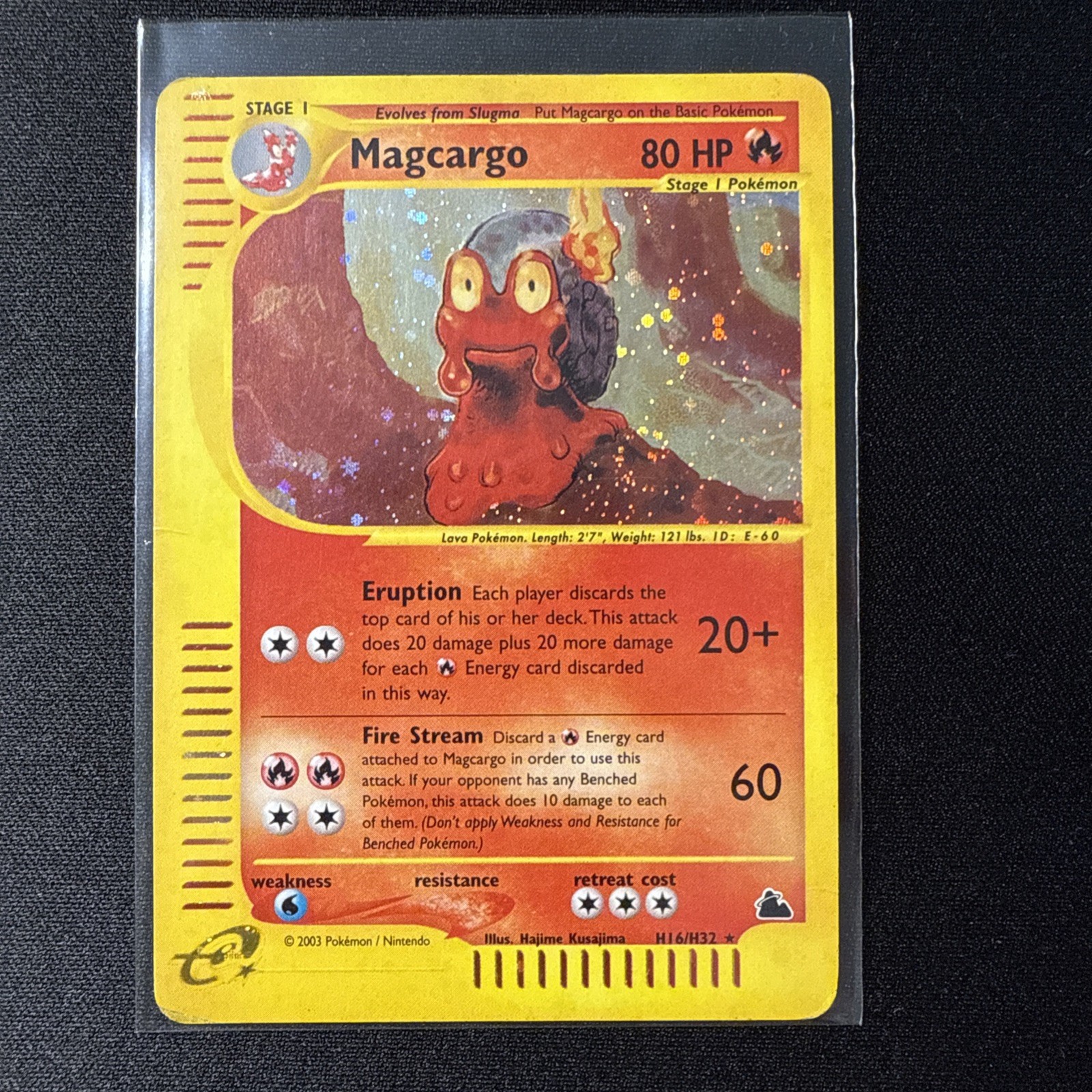Magcargo H16/H32 Skyridge Holo