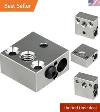 Precision Machined Copper Heater Block - Upgrade for Ender Series 3D Printer