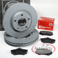 Zimmermann BelüFtete Bremsscheiben Ø 269 Mm + BeläGe Hinten FüR Audi A8 [D2]