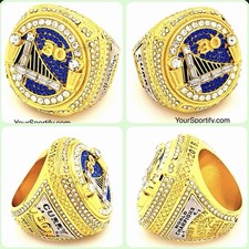 2018 Golden State Warriors Championship Replica Ring - Size 11