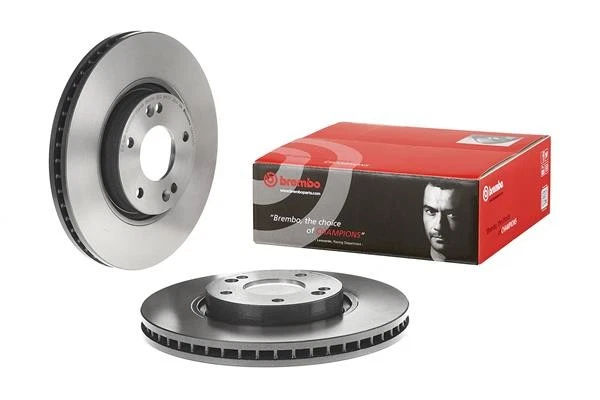 2x Brake Discs Pair Vented fits KIA SPORTAGE SL 1.7D Front 2010 on D4FD 300mm - Image 2 of 4